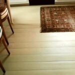 painted hardwood floor
