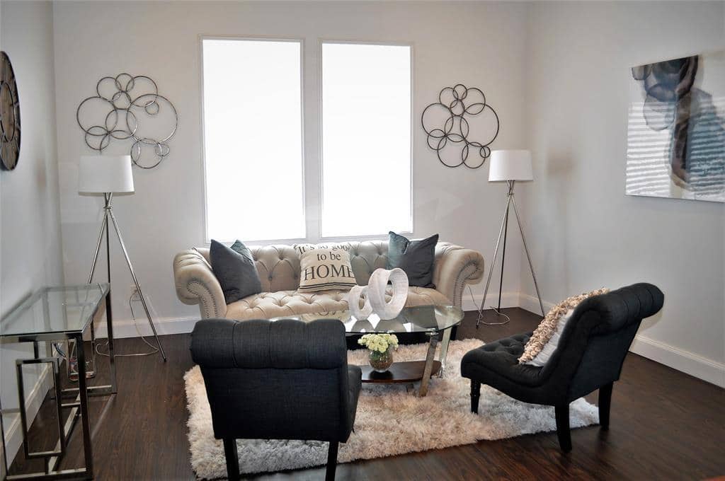 Engelke living-room after vacant home staging