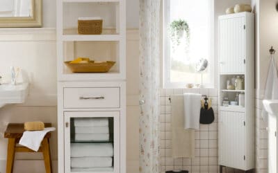 Cut Small Bathroom Clutter with Smart, Stylish Storage Solutions