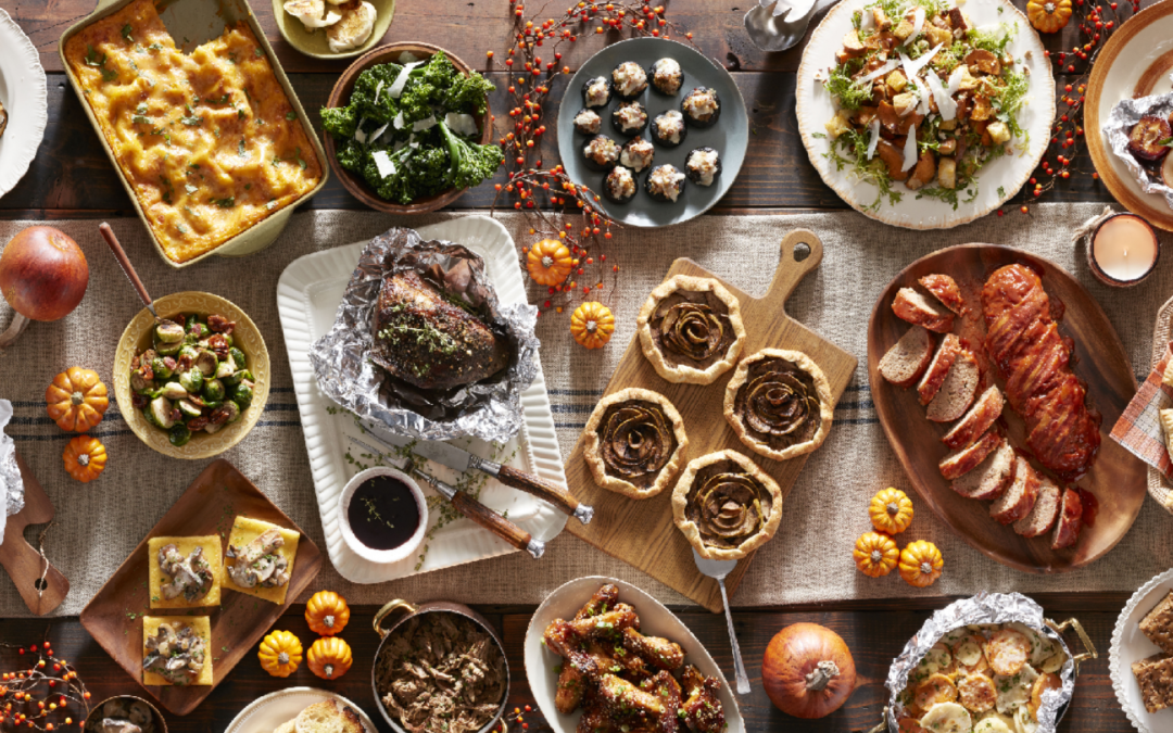 organize thanksgiving food