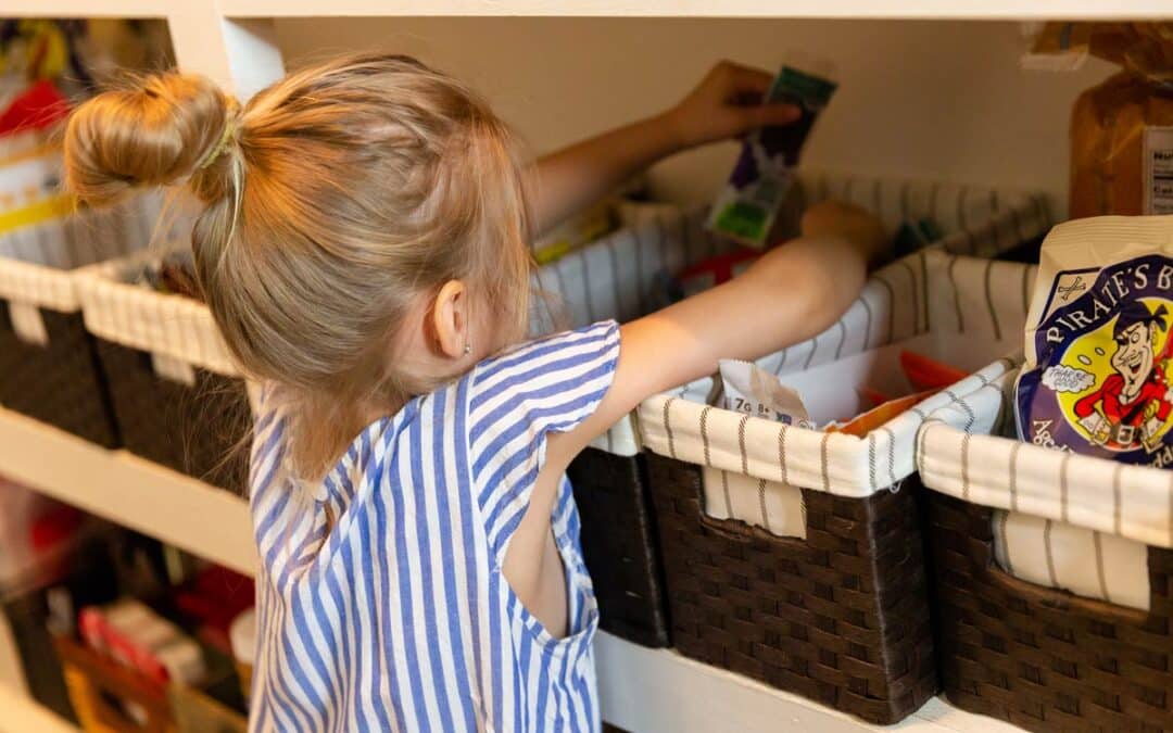 Kid friendly pantry