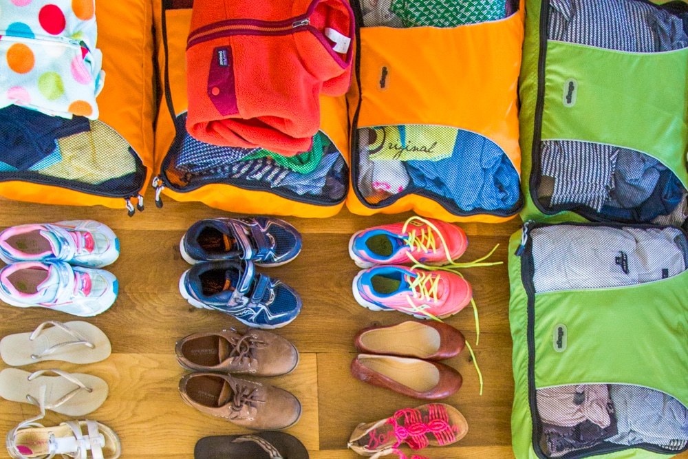 family vacation packing