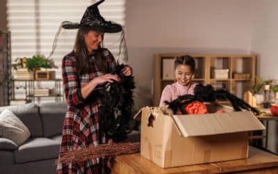 How to Organize Fall and Halloween Decor as It Comes Out